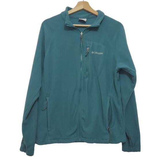 Columbia | Interchange Teal Full Zip Fleece Jacket - Picture 1 of 11